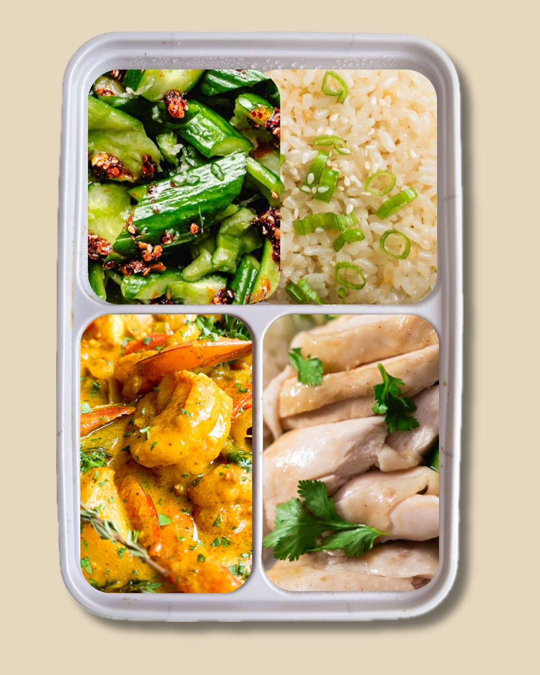 Taste of Singapore: Hainan chicken, coconut shrimp curry, cucumber salad
